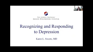 Mental Health Matters Webinar: Recognizing and Responding to Depression