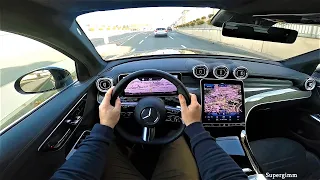 New Mercedes GLC 2023 AMG Line - POV Test Drive [197HP 4matic 220d ]by Supergimm