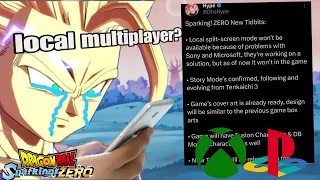 local multiplayer in Dragon Ball Sparking Zero IS POSSIBLE...here's the issue (plus new dev info)