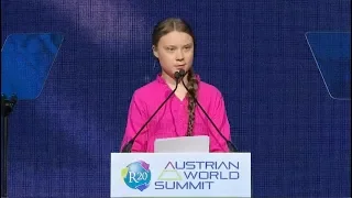 Greta Thunberg's speech at the R20 Austrian World Summit, Vienna, May 2019