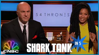 54 Thrones Entrepreneur Is Not Intimated By The Sharks | Shark Tank in 5