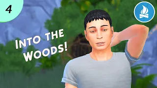 Basil Explores the DEEP WOODS! | The Sims 4 | LEPacy Challenge Gen 2 [Outdoor Retreat] #4