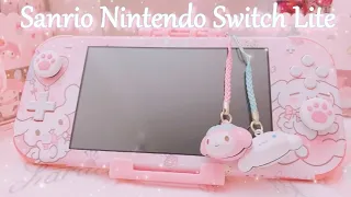 Customizing Nintendo Switch Lite Sanrio Theme