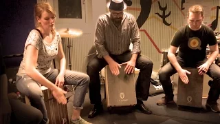 Modern Cajon Lesson /// Daddi Bahmani /// House & Electro Style