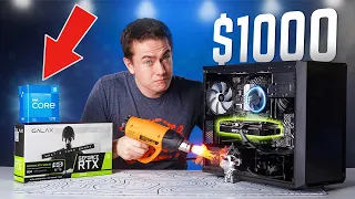 Best $1000 Gaming PC Build - RTX 3050 i5-12400F (w/Benchmarks)