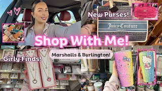 SHOPPING AT MARSHALLS AND BURLINGTON 🛍️ New purses, clothes, makeup, shoes & more! Girly Shopping💖