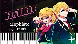 Mephisto（メフィスト）/QUEEN BEE/Anime『Oshi no ko』Ending Song/Piano Tutorial/Sheet Music