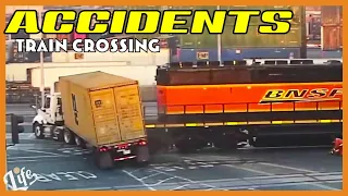 Unbelievable TRAIN CROSSING FAILS Caught on Camera