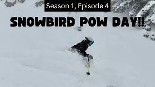 Skiing STEEP runs at SNOWBIRD on a POW DAY!!