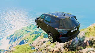 Cliff Drops #24 - BeamNG DRIVE | RTF RIDER 1.m #beamngdrive #crash #beamngcrashes #cliffdrops