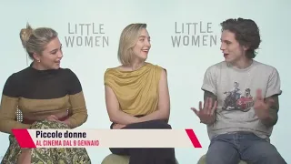 100X100Cinema - 'Little Women' Timothée Chalamet, Saoirse Ronan, Florence Pugh & Greta Interview