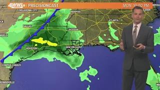 New Orleans Weather: Strong cold front arrives Wednesday