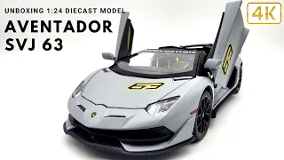 Unboxing | 1:24 Lamborghini SVJ 63 Diecast Metal Model- Miniauto