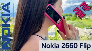 Nokia 2660 Flip 4G Pop Pink - Unboxing and Hands-On