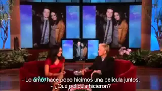 Vanessa Hudgens on Ellen (2011) [Spanish/Español]