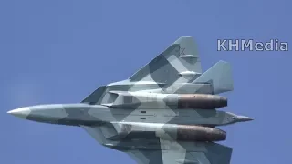 Су-57 МАКС 2017 ПАК ФА Т-50