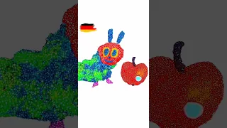 Die Kleine Raupe Nimmersatt - The Very Hungry Caterpillar German #shorts