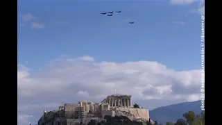 Τα Ελληνικά RAFALE πάνω από τον Αττικό ουρανό, την Ακρόπολη