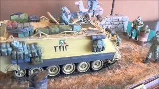 1/35 Diorama "Crossing the Checkpoint" M113A2 APC (Egypt 2013)