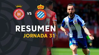 Highlights Girona FC vs RCD Espanyol (1-2)