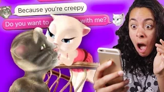 WHAT DID I JUST SEE?! Talking Tom Loves Angela (Mystery Gaming)
