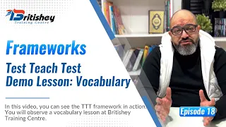 Test Teach Test / Demo Lesson: Vocabulary