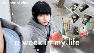 a week in my life as a graphic design major | art school vlog