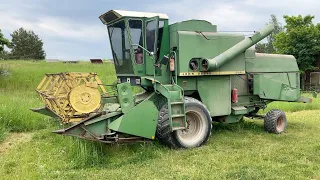 Köp Skördetröska John Deere 955 12ft på Klaravik