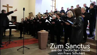 Zum Sanctus "Heilig, heilig, heilig" aus der Deutschen Messe von Franz Schubert