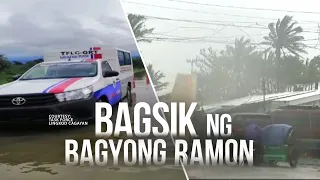 24 Oras: Malakas na hangin at ulan, magdamag na naramdaman sa mga coastal barangay sa Santa Ana