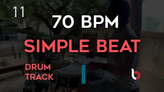 70 BPM Drum Beat - Simple Straight