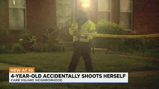 4-year-old finds gun, accidentally shoots herself in the chest in St. Louis City