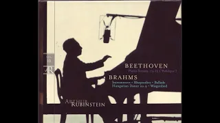 Arthur Rubinstein - Brahms Ballade Op.118 No.3