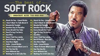 Lionel Richie, Elton John, Phil Collins, Bee Gees, Eagles,Foreigner || Soft Rock Ballads 70s 80s 90s