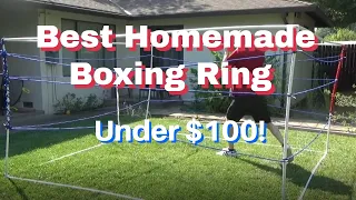 Homemade Boxing Ring Under $100