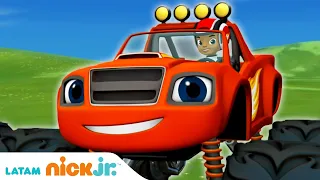 Blaze and the Monster Machines | Cantando con Blaze y sus Amigos - parte 2 🎤 | Nick Jr.