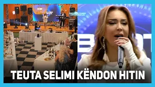 Teuta Selimi këndon hitin e saj "ja fala", të gjithë banorët çohen në këmbë