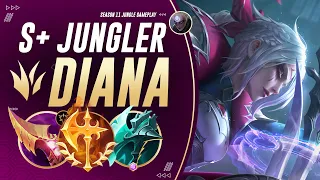 Buffed Diana Jungle Is STRONG: How To Path & Carry! | S11 Jungle Gameplay Guide & Moon Build