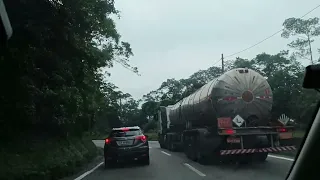 Um pouco de viagem pela estrada Anchieta. Немного путешествия по трассе Аншиета в сторону Сантоса.