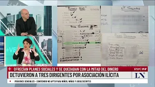 Detuvieron a tres dirigentes por asociación ilícita;  "Chocolates planeros"