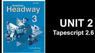 American Headway 3 Workbook Audio Tapescripts