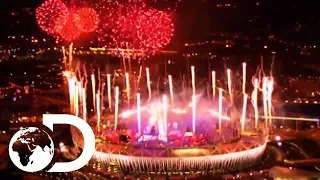 Olympic Ceremony Fireworks Display | How Do They Do It? Olympic Winter Games