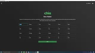 How to install the CHIA wallet and backup your wallet keys - START PLOTTING!