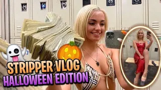 STRIPPER VLOG • HALLOWEEN 🎃 • MIAMI 🌴 • MONEY COUNT 💰