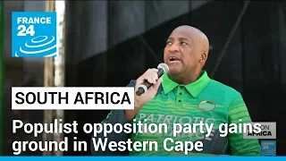 South African elections: populist opposition party gains ground in Western Cape • FRANCE 24