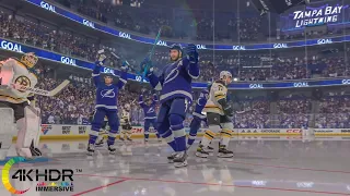 Tampa Bay Lightning vs Boston Bruins 4K! Full Game Highlights NHL 22 PS5 Gameplay