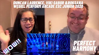 🇩🇰NielsensTv REACTS TO Duncan Laurence, Viki Gabor &Roksana Węgiel perform Arcade ESC Junior 2020