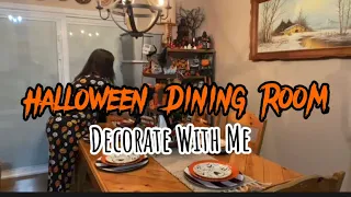 Halloween Dining Room Decorate With Me - 2023      Part 4