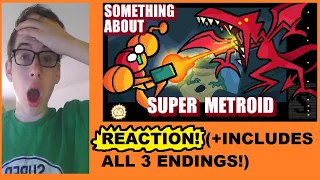 CRAZY!!! || SMG001 Reacts #161: Something About Super Metroid ANIMATED SPEEDRUN (+ THE 3 ENDINGS!)