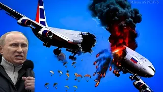 13 Minutes Ago! Plane Carrying Russia's Top General Explodes in the Air While Heading to Ukraine